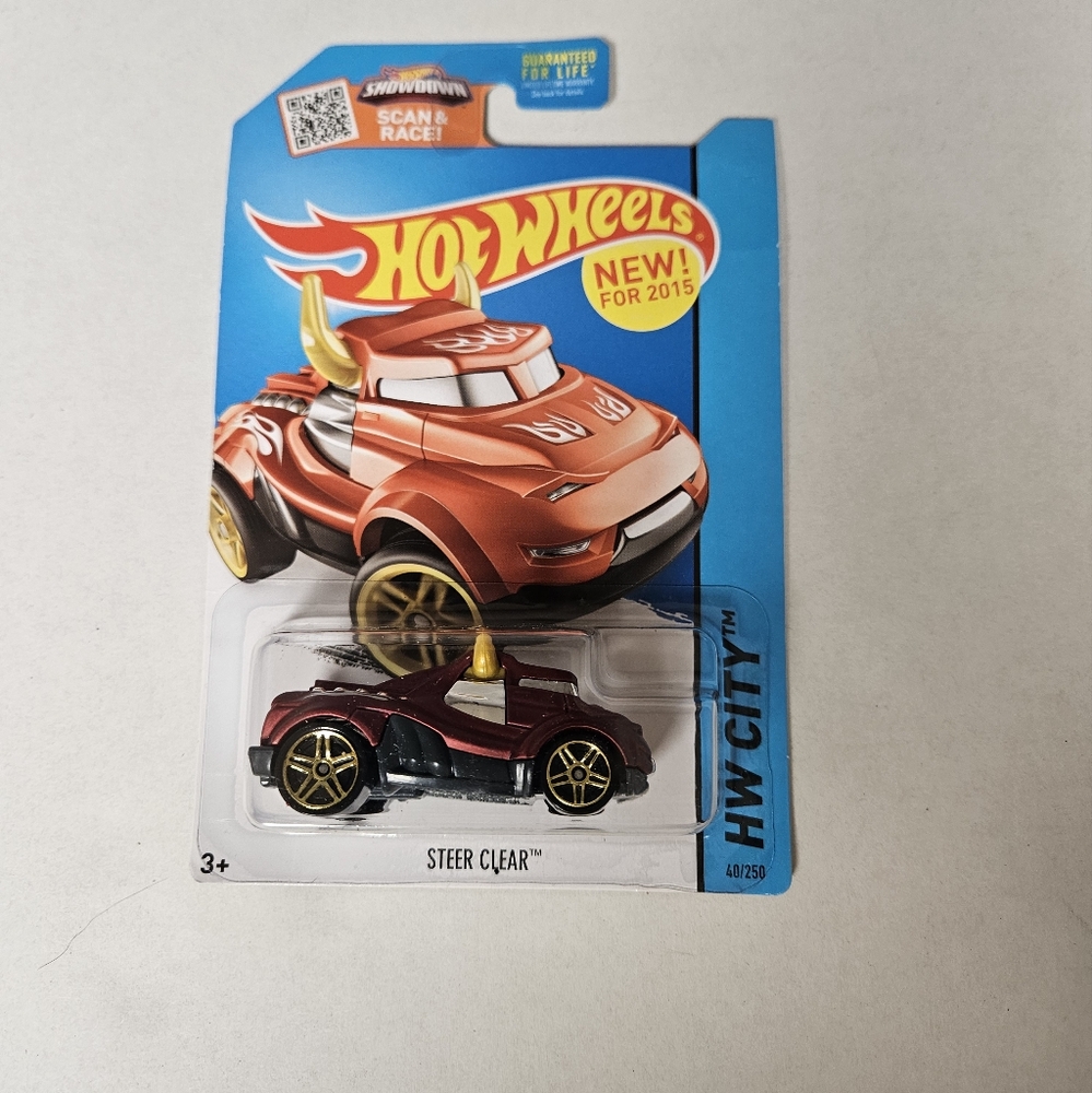 Hot Wheels Steer‎ Clear Red and Gold